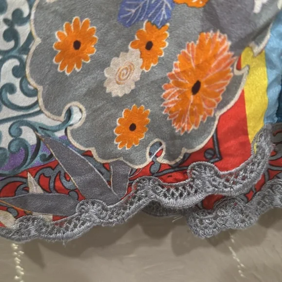 Johnny Was Multicolor Bohemian Blouse - Picture 6 of 6